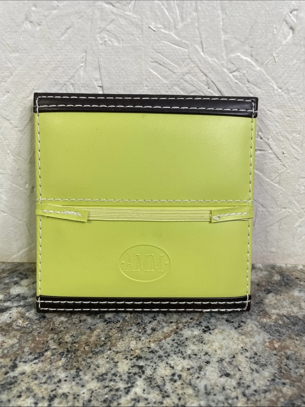 Lime Green Accordion Mini Photo Album